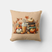 本のような秋 クッション (正面)