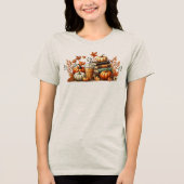 本のような秋 トライブレンドTシャツ (正面)