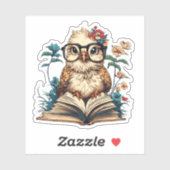 本のような鳥 シール (シート)