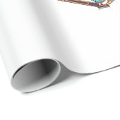 本のカッコいい男性読女性ブックラバーリテラシーL ラッピングペーパー (ロールコーナー)