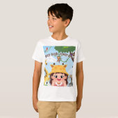 本のカバー | 作家ブックローンチプロモーション Tシャツ (正面フル)