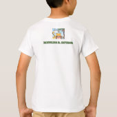本のカバー | 作家ブックローンチプロモーション Tシャツ (裏面)
