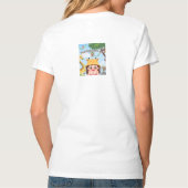 本のカバー | 作家ブックローンチプロモーション Tシャツ (裏面)
