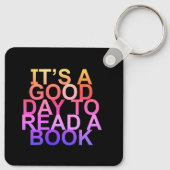 本のキーチェインに読はいい日だ キーホルダー (裏面)