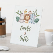 本のギフト署名ジャングルサファリボーイ赤ちゃんシャワー 台座サイン (インサイチュ)