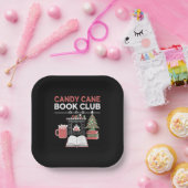 本のクリスマスキャンディーキーブッククラブブック ペーパープレート (パーティー)