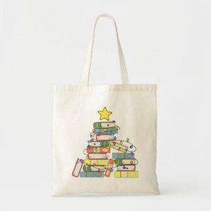 本のクリスマスツリーI トートバッグ