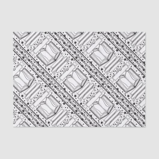 本のシンプルと強力なシームレスなパターン 薄葉紙 (正面)