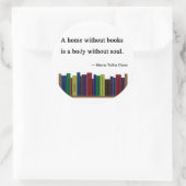 本のシールのない家 ラウンドシール (バッグ)