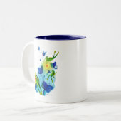 本のダイバーのマグ ツートーンマグカップ (正面左)