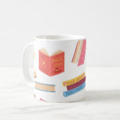 本のデザイン コーヒーマグカップ (正面左)