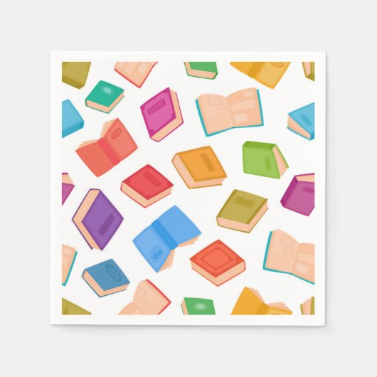 本のデザイン スタンダードカクテルナプキン (正面)