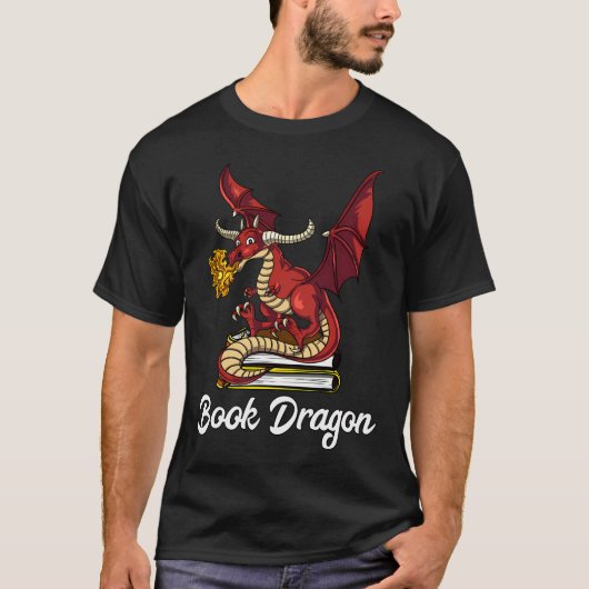 本のドラゴンファンタジー Tシャツ (正面)