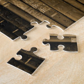 本のパズルの積み重ね ジグソーパズル (側面)