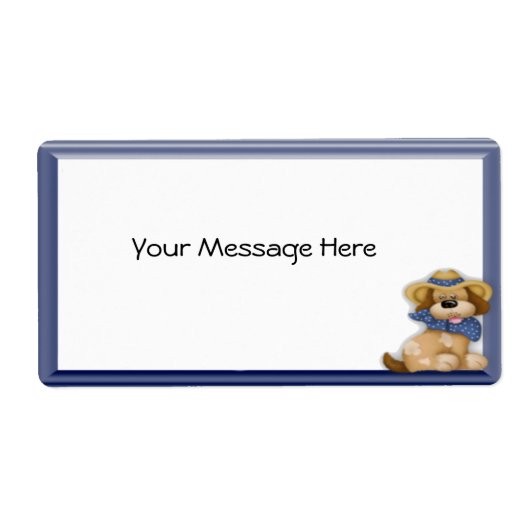 本のパーソナライズされたラベル ラベル (正面)