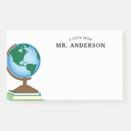 本のパーソナライズな先生の積み重ねの世界の地球 ポストイット