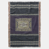 本のビクトリアン製本の高さ スローブランケット (正面縦)