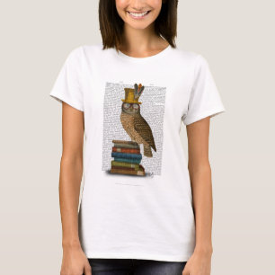 本のフクロウ Tシャツ