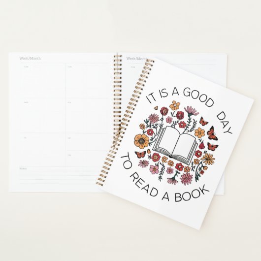 本のフローラ読トートバッグに良い日 プランナー手帳 (ディスプレー)