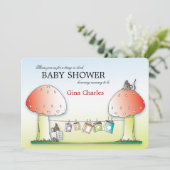 本のベビーシャワーの招待状を持って来て下さい 招待状 (スタンド正面)