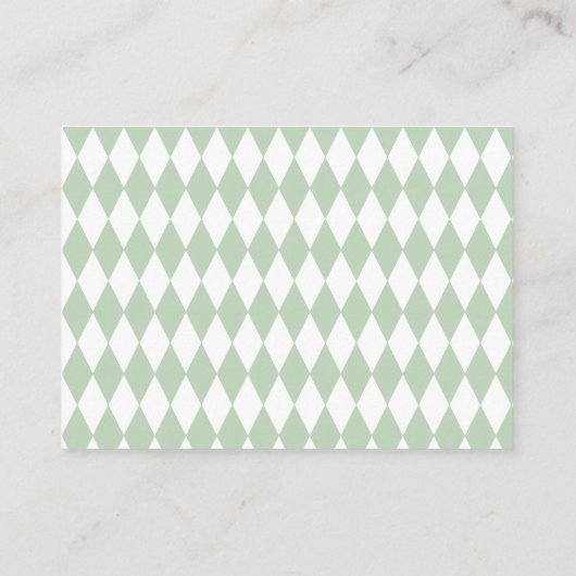 本のベビーシャワーの挿入カードを持って来る プレイスカード (裏面)