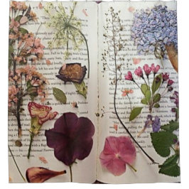 本のペダル シャワーカーテン