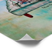 本のページからフライブーツ ポスター (角)