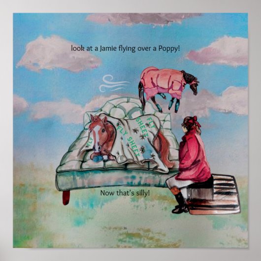 本のページからフライブーツ ポスター (正面)