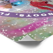 本のページからフライブーツ ポスター (角)