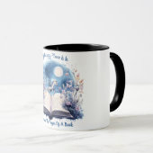 本のページの間でこそ幸せ マグカップ (正面右)