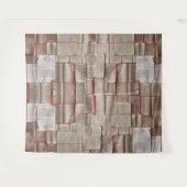 本のページ柄ライター壁 タペストリー (正面(横))