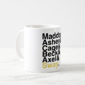 本のボーイフレンド- Maddoxのアセルのおりの小川のアクセルの動揺 コーヒーマグカップ (正面左)