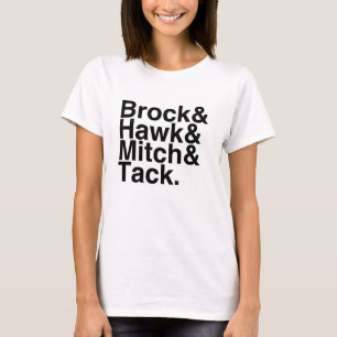 本のボーイフレンドBrockのタカ、Mitchの鋲 Tシャツ