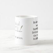 本のマグ コーヒーマグカップ (中央)