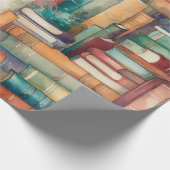 本のラッお洒落ピング紙 ラッピングペーパー (角)