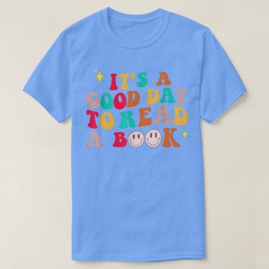 本のレトロの本読には良い読日 Tシャツ (デザイン正面)