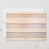 本のローズ 結婚後パーティーまたは挙式後のお披露目招待状 招待状 (裏面)