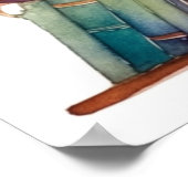 本の上にマウス3 ポスター (角)