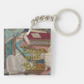 本の両面キーチェーンで脱出する キーホルダー (裏面)