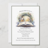 本の中の本を見る、ブッククラブ 招待状 (正面)