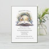 本の中の本を見る、ブッククラブ 招待状 (スタンド正面)