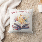 本の中を急いで クッション (ブランケット)