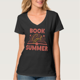 本の乙女サマー 読書の夏 Tシャツ