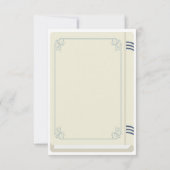 本の保存日付 結婚式招待状 セーブザデート (裏面)