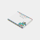 本の先生のポスト・イットのパーソナライズなフクロウ ポストイット (アングル)