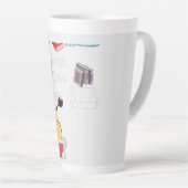 本の全部だ カフェラテマグ (右アングル)