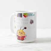 本の全部だ コーヒーマグカップ (正面左)