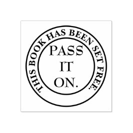 本の共有を促す蔵書票 ラバースタンプ