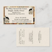 本の名刺の猫 名刺 (正面/裏面)