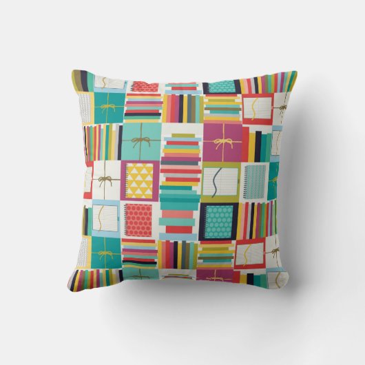 本の喜び クッション (裏面)